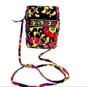 𝅺vera Bradley Va Va Bloom Mini Hipster Crossbody Wallet